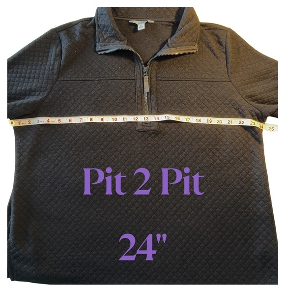 **Croft & Barrow Quilted Pullover Jacket - Gently Used** - Picture 2 of 6